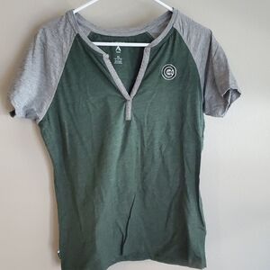 Antigua womans XL green and Gray Women's Top